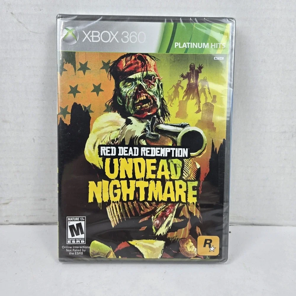Red Dead Redemption Undead Nightmare Xbox 360 Sealed New 2010